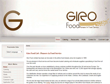 Tablet Screenshot of girofood.com